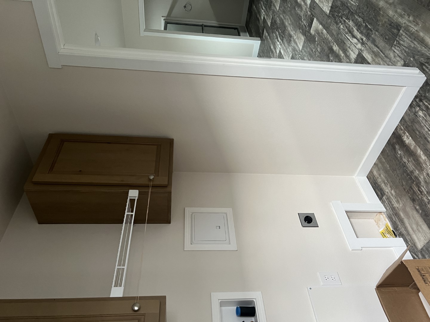 Centrally located laundry room in the Legacy home.