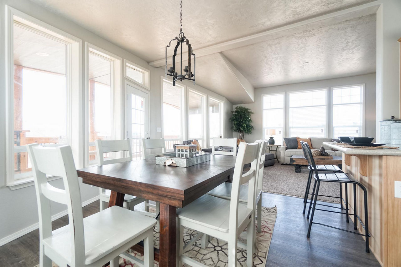 Champion custom home dining room