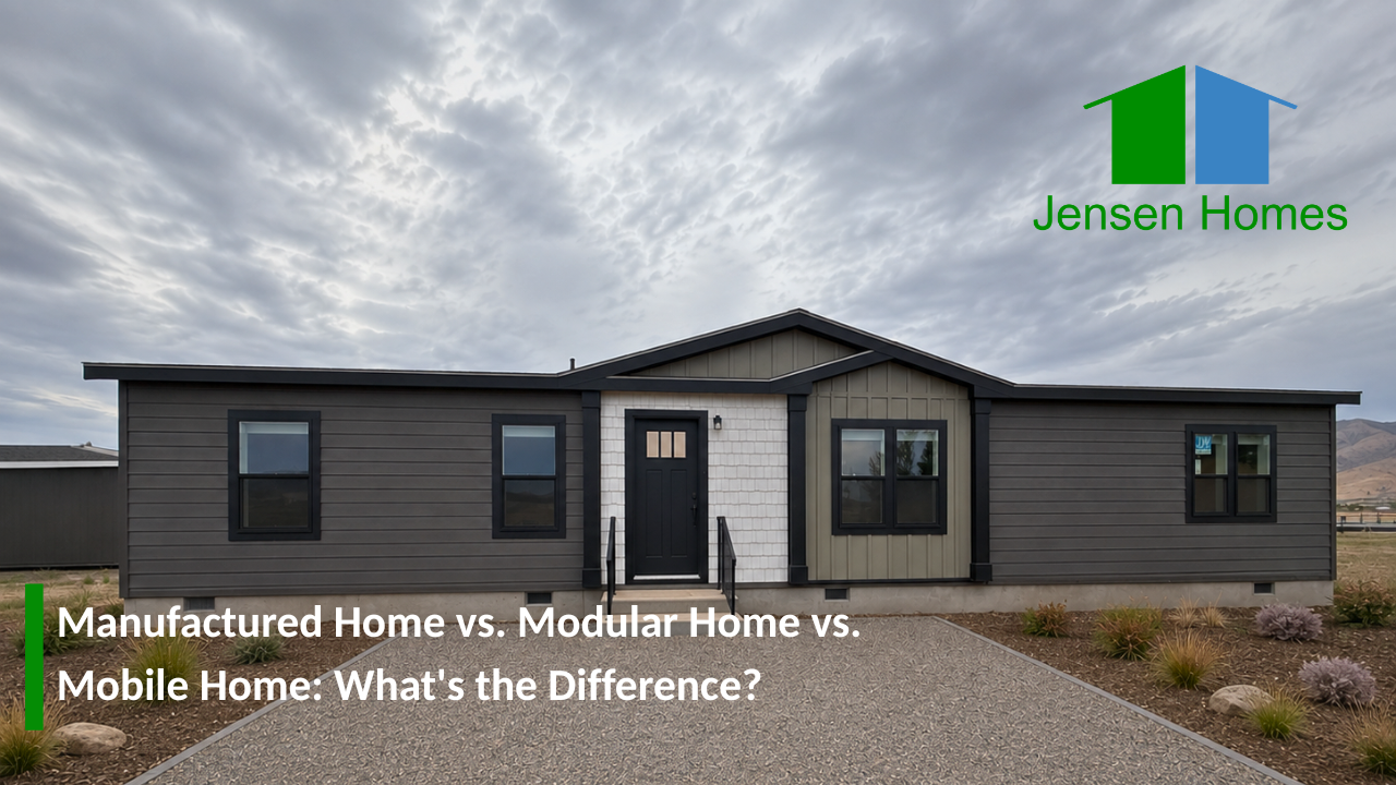 Comparing manufactured homes, modular homes, and mobile homes